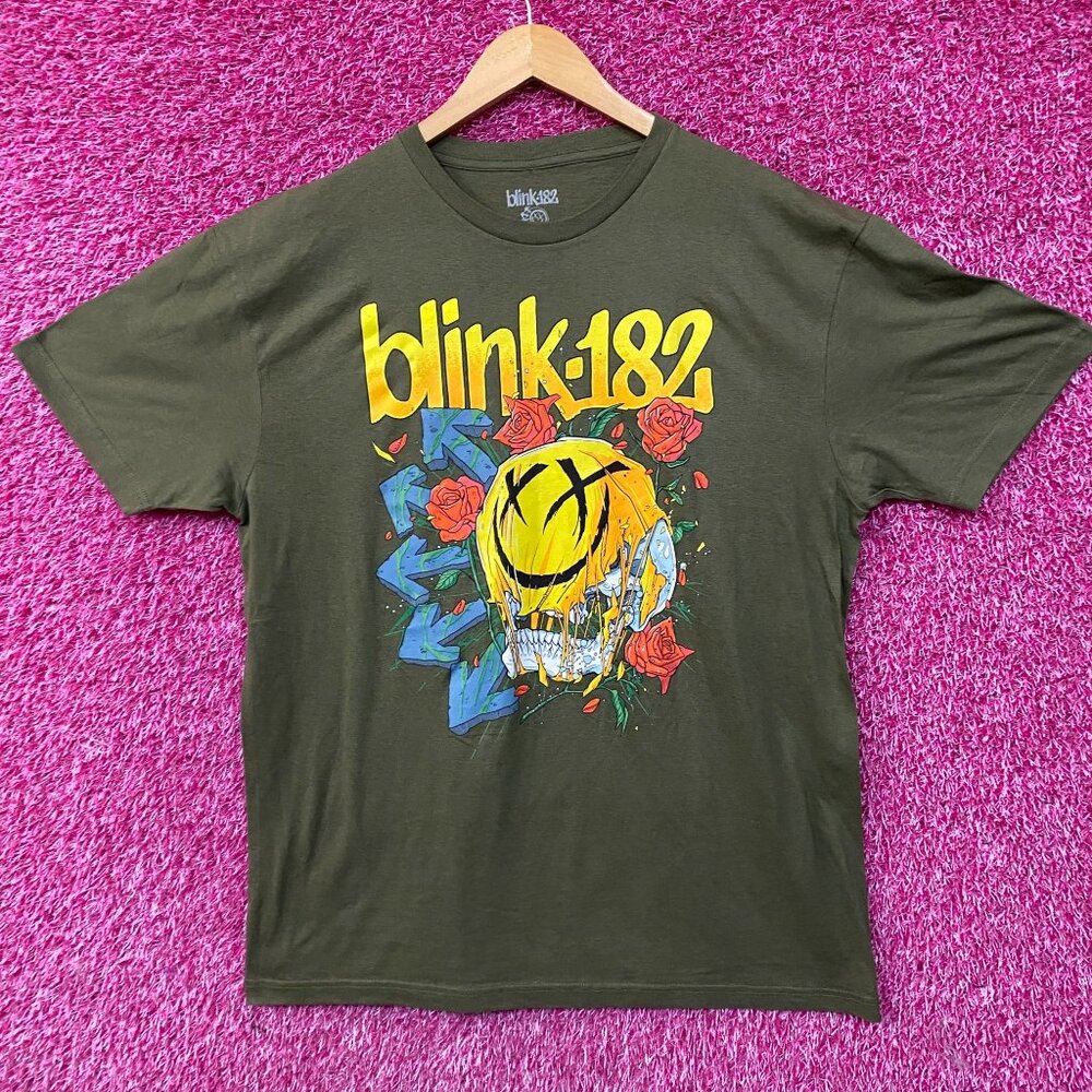 Blink-182 Self-Titled Album Punk Rock Band T-Shirt XXL